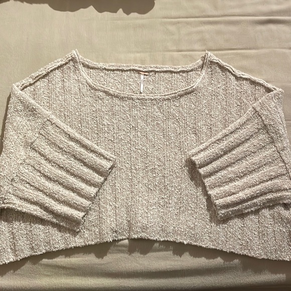 Free People Good Day Cropped Sweater - Picture 4 of 5